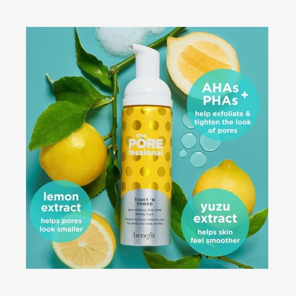 🆕 POREfessional Tight 'n Toned Pore-Refining AHA+PHA Toner Foam. NIB. NWT. - Picture 2 of 7